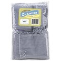 Coolcollectibles Lot of 50 Silver Drawstring Organza Storage Bags CO9679